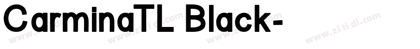 CarminaTL Black字体转换